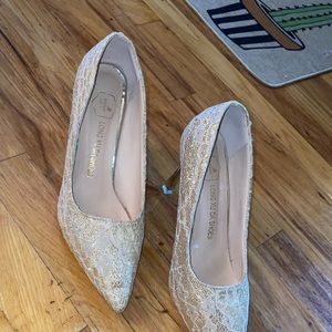 Cream colored Stiletto heels